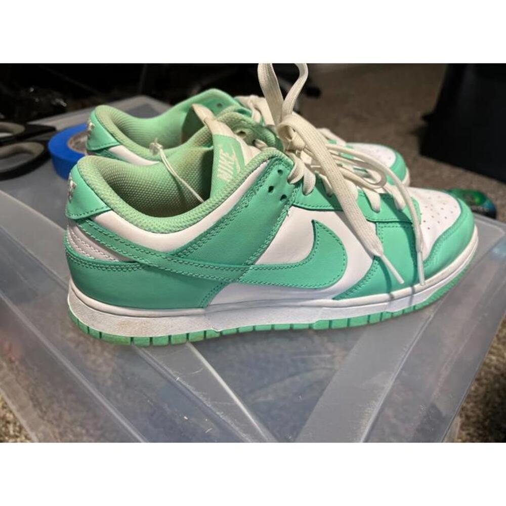 Stylish Nike Dunk Low Sneakers - Mint Green